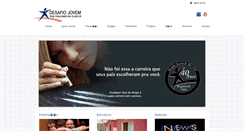Desktop Screenshot of desafiojovem.com.br