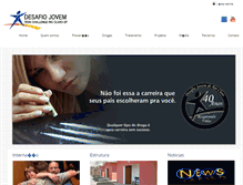 Tablet Screenshot of desafiojovem.com.br